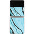 Aqua Blue Marble Ink Galaxy Z Flip4 5G Skin